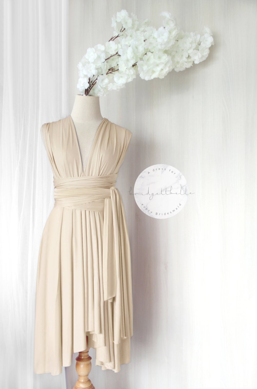 Transformable Dress Short Infinity Bridesmaid Dress - Knee Length Multi-Way Convertible Bandeau Dress With Hi-Lo Hem Pink Party Dress Transformable Dress Short Infinity Bridesmaid Dress - Knee Length Multi-Way Convertible Bandeau Dress With Hi-Lo Hem Pink Party Dress