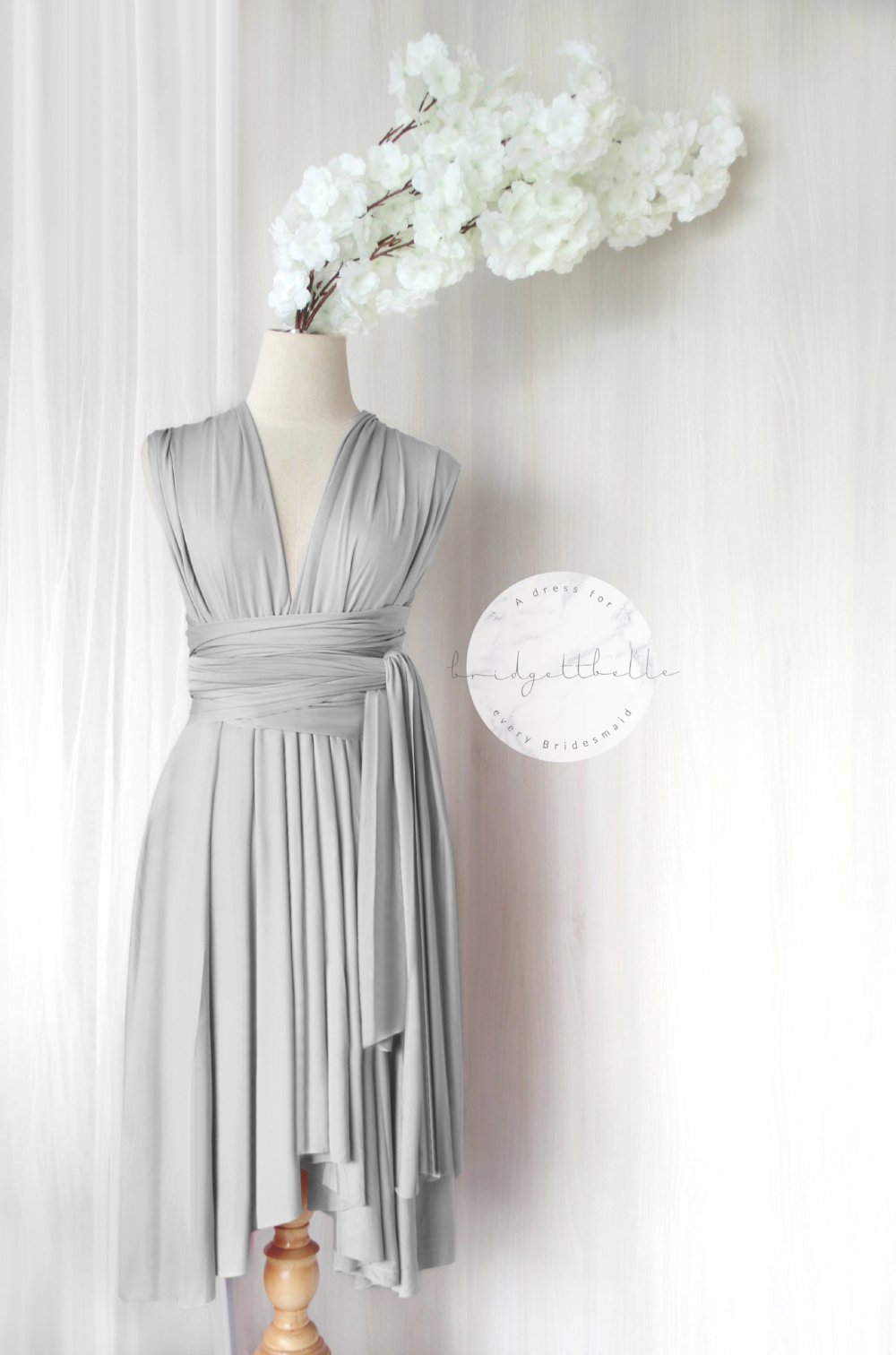 short infinity bridesmaid dress One Size (S to XL) / Gold