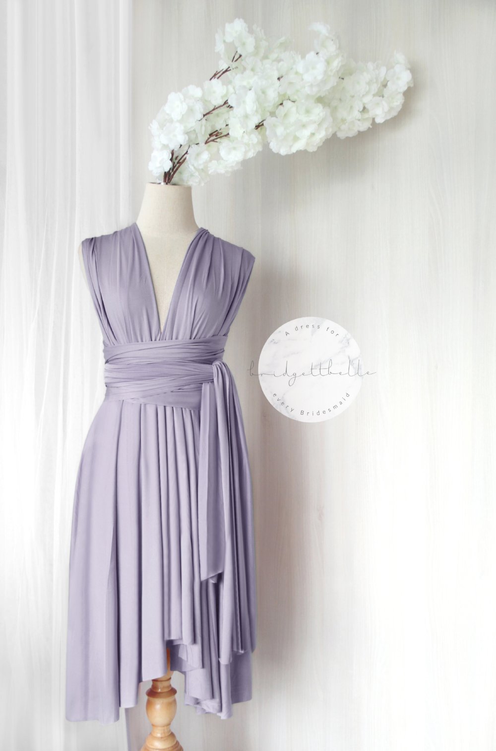 violet purple bridesmaid dresses Bridesmaid Dress, Multiway Dress, Purple Bridesmaid Dress, Infinity Dresses, Lilac Lavender Mauve Silk Bridesmaid Dress, Satin Evening Dress
