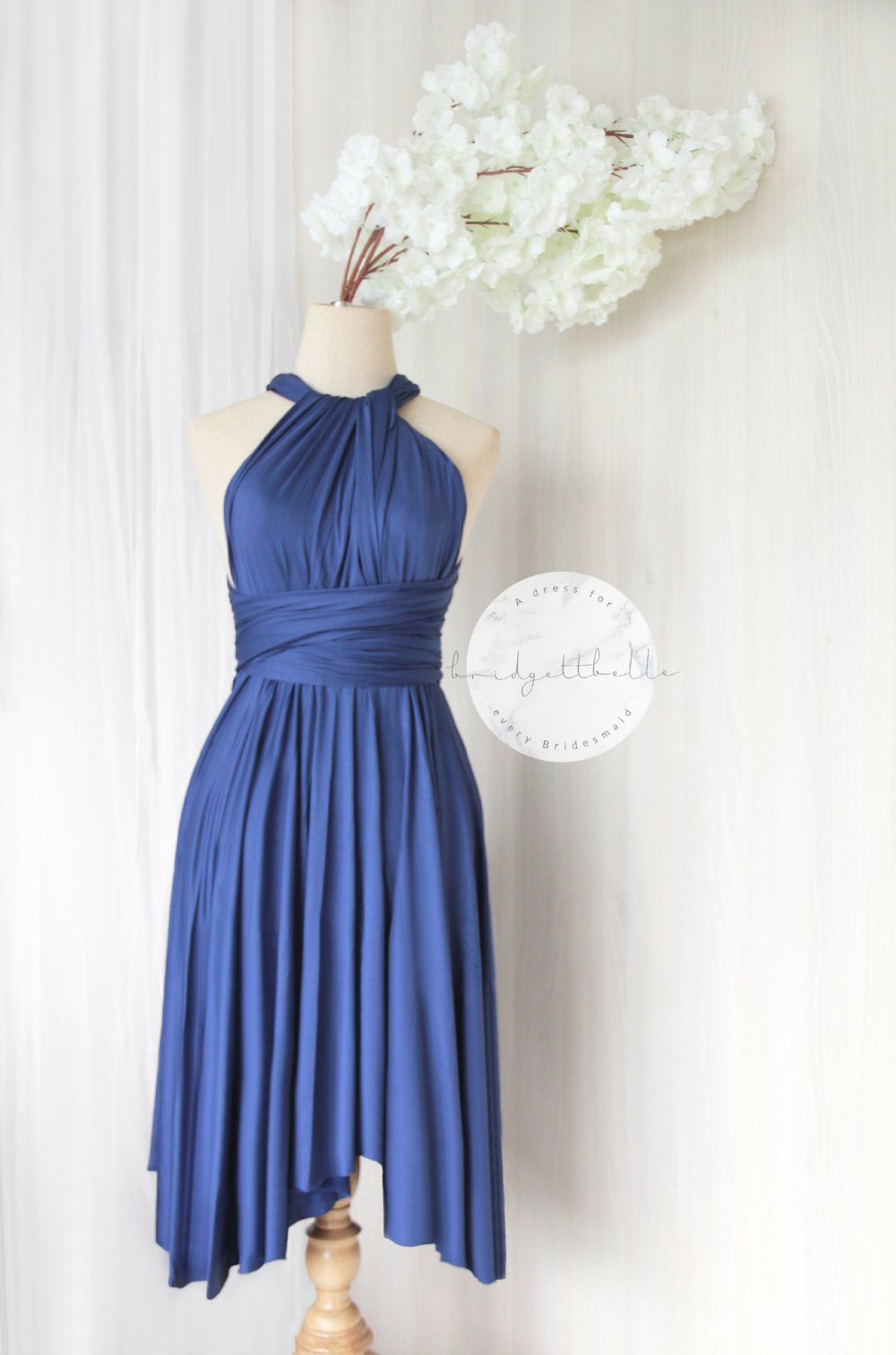 Short Infinity Bridesmaid Dress Singapore |High-low Convertible Style Short Infinity Bridesmaid Dress Singapore |High-low Convertible Style