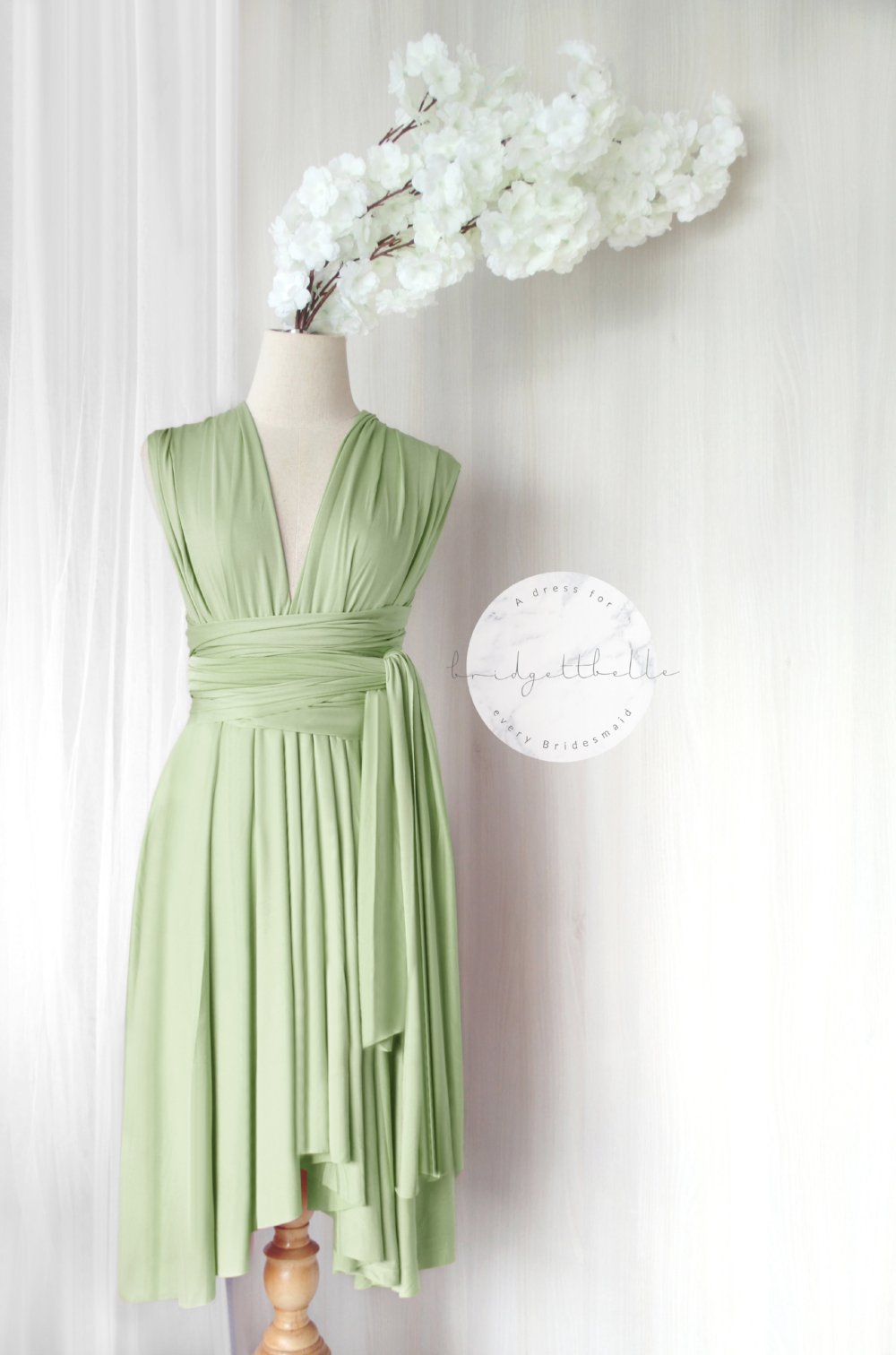 Short Infinity Bridesmaid Dress Singapore |High-low Convertible Style Short Infinity Bridesmaid Dress Singapore |High-low Convertible Style