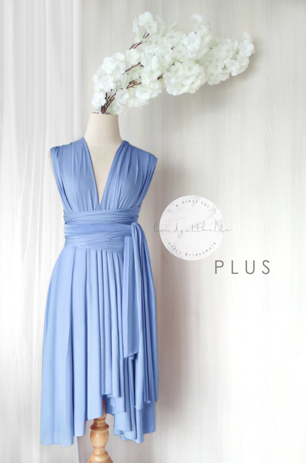 Baby blue infinity dress shop
