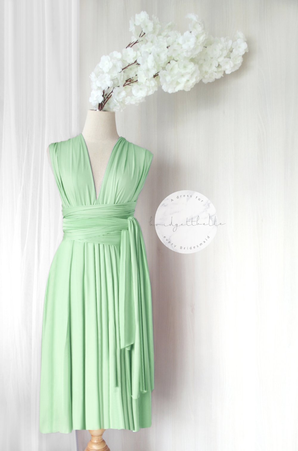 Short Infinity Bridesmaid Dress Singapore | Straight Convertible Style Short Infinity Bridesmaid Dress Singapore | Straight Convertible Style